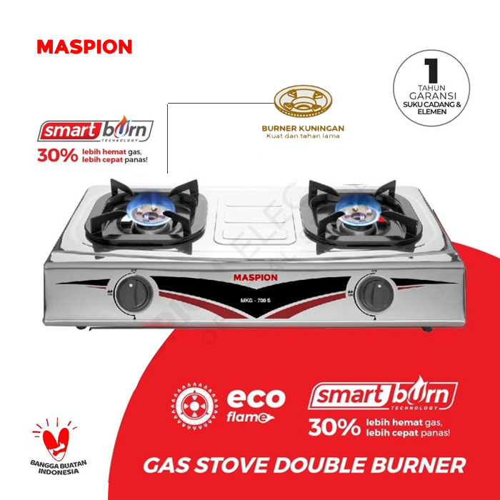 Maspion Kompor Gas 2 Tungku - MKG709S